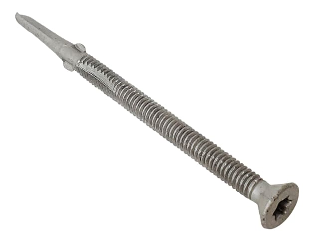 Techfast Timber to Steel CSK/Wing Screw No.5 Tip 5.5 x 85mm (Box 100)